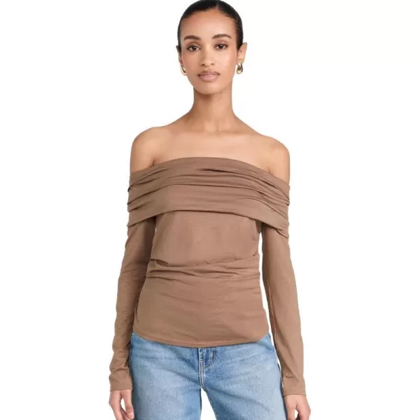 Nation LTD Womens Abana Draped Off Shoulder TopTeddy