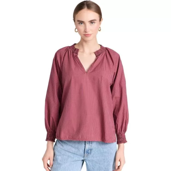 Nation LTD Womens Estelle Blouse ShirtBurlesque