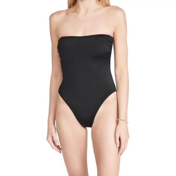 Norma Kamali Womens Bishop One Piece SwimsuitBlack