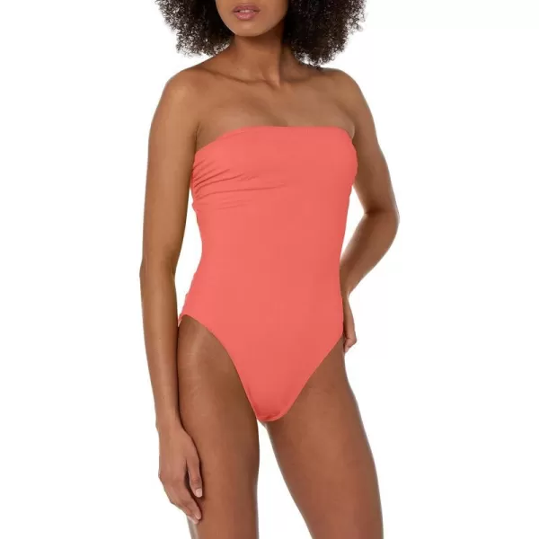 Norma Kamali Womens Bishop One Piece SwimsuitPapaya