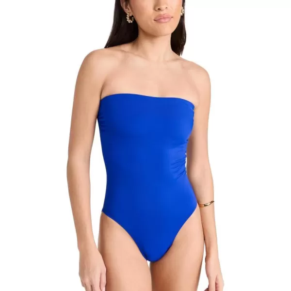 Norma Kamali Womens Bishop One PieceElectric Blue