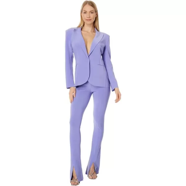 Norma Kamali Womens Classic Single Breasted JacketLilac