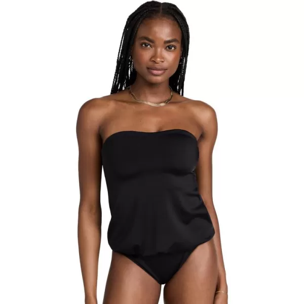 Norma Kamali Womens Kamali Kulture Babydoll SwimsuitBlack