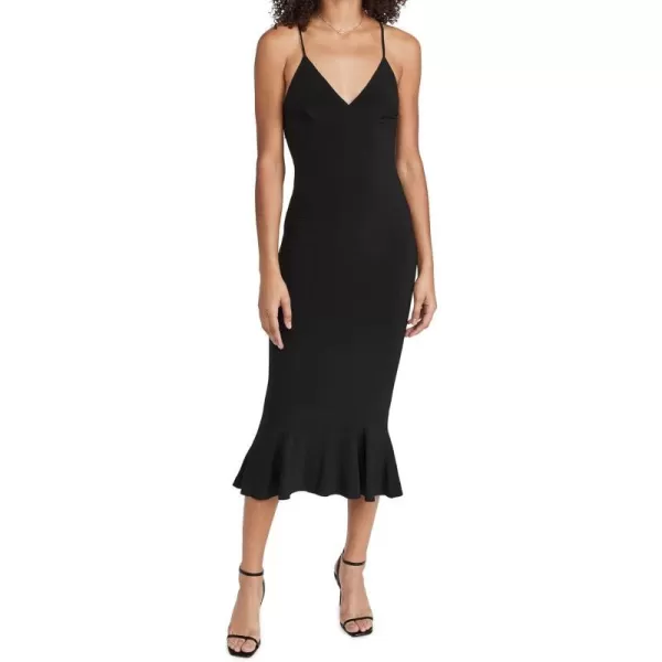 Norma Kamali Womens Slip Fishtail DressBlack