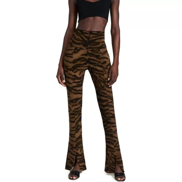 Norma Kamali Womens Spat LeggingsBrown Tiger