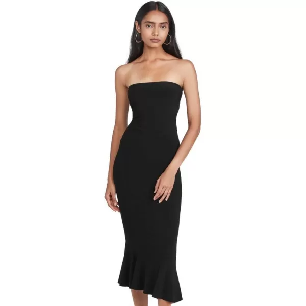 Norma Kamali Womens Strapless Fishtail DressBlack