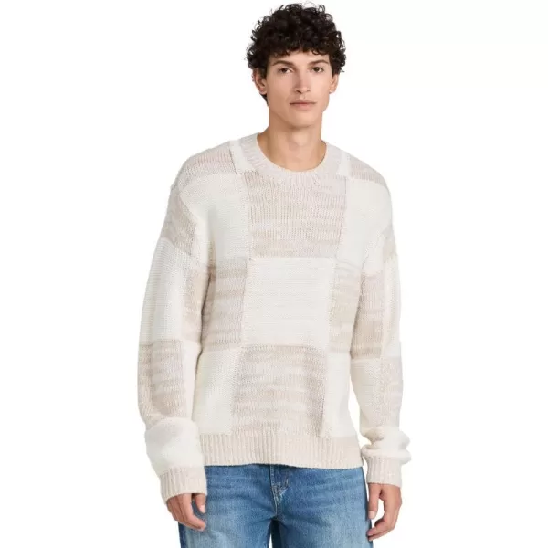 OBEY Mens Dominic SweaterSilver Grey Multi