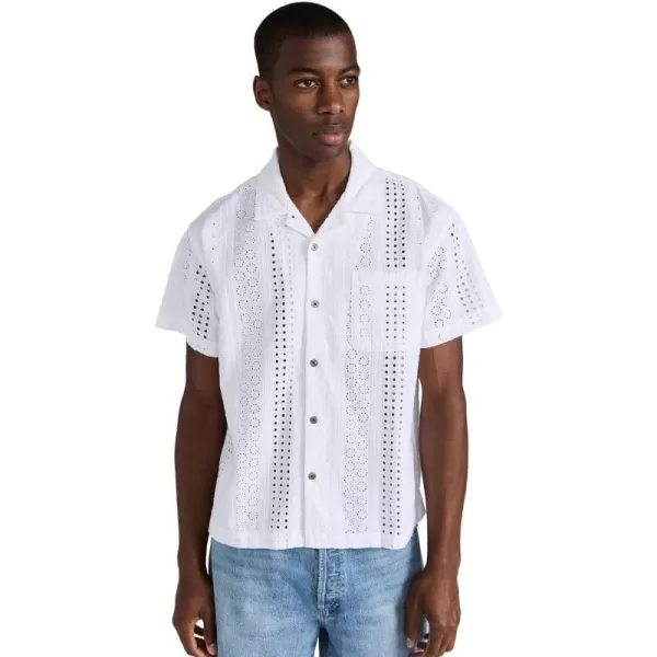 OBEY Mens Sunday Woven ShirtWhite