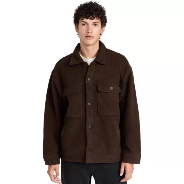 OBEY Mens Thompson Shirt JacketJava Brown