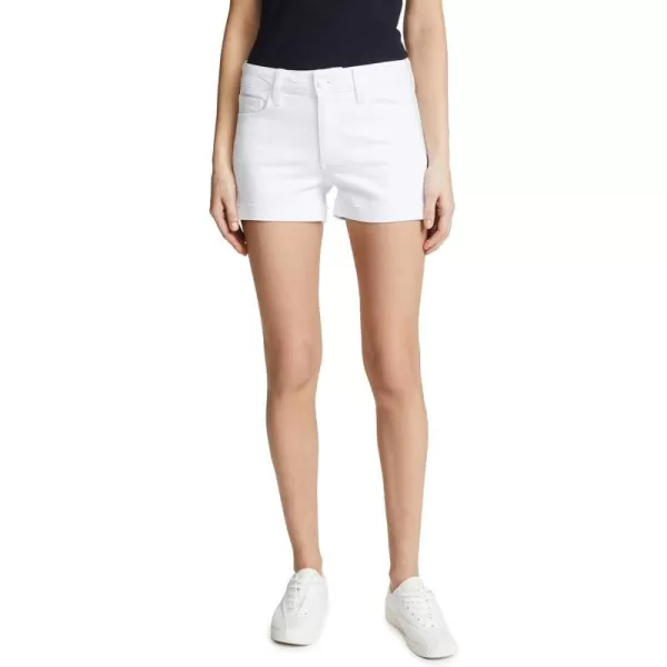 PAIGE Womens Jimmy Short WRaw Hem CuffCrisp White