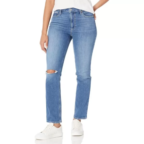 PAIGE Womens White Noise Grand Hem JeansGranada Destructed