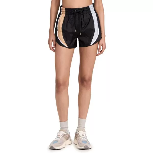 PE NATION Womens Running Track ShortsBlack