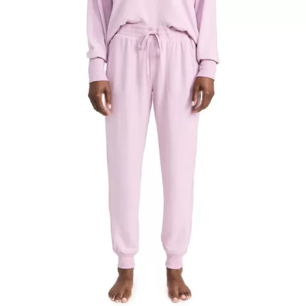 PJ Salvage Womens Loungewear Peachy in Color Banded PantLilac Mist