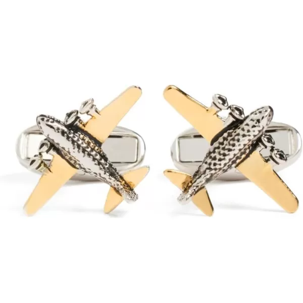 Paul Smith Mens Airplane CufflinksMetallics