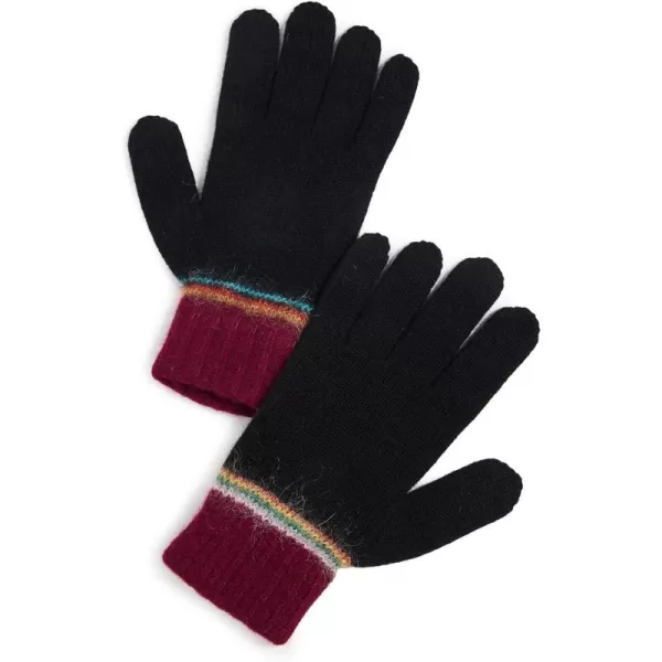 Paul Smith Mens Mens Gloves Signature IntarsiaBlacks