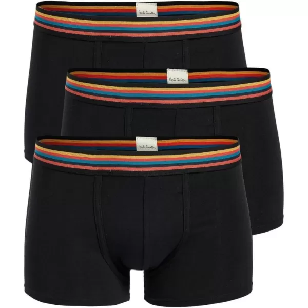 Paul Smith Mens Mens Trunks 3 Pack BlackBlack