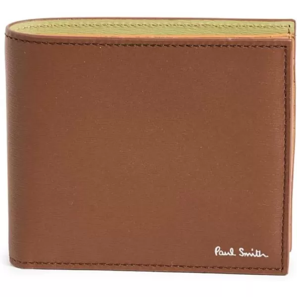 Paul Smith Mens Wallet Billfold Brown Multi One SizeBrown Multi