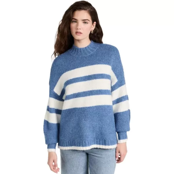 Pistola Denim Womens Carlen SweaterCampanula Wht Stripe