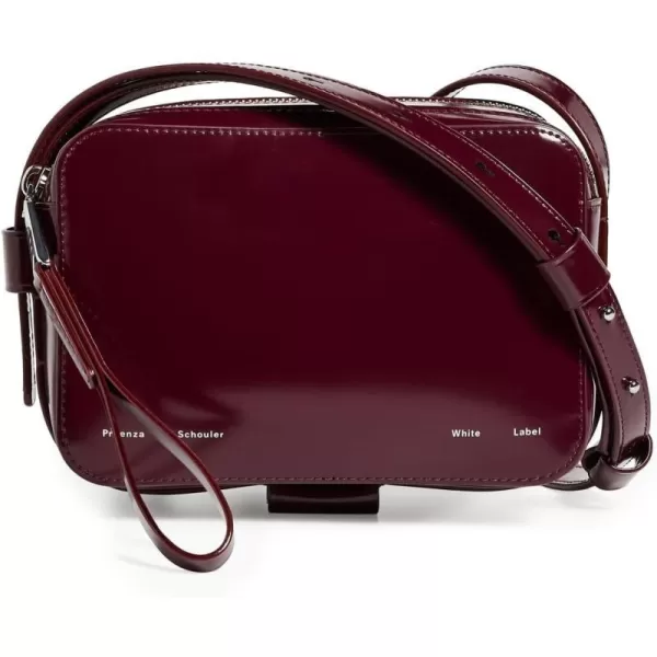 Proenza Schouler White Label Womens Watts Leather Camera Bag Bordeaux One SizeOne Size Bordeaux