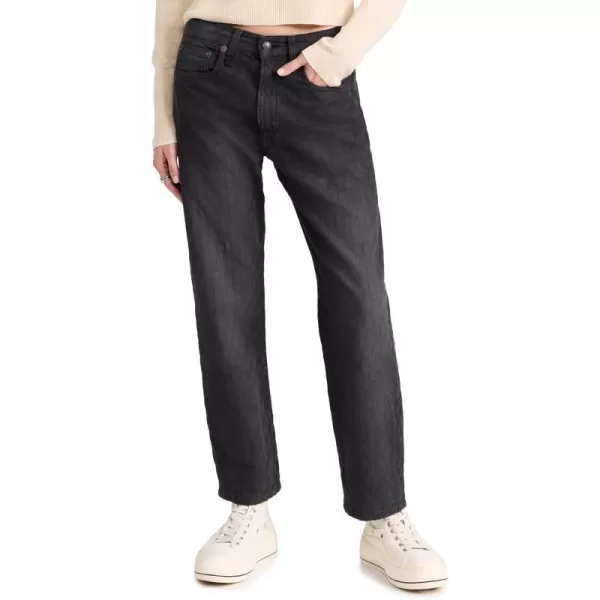 R13 Womens Boyfriend JeansShawdow Checkerboard