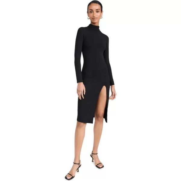 RE ONA Womens Turtleneck DressBlack