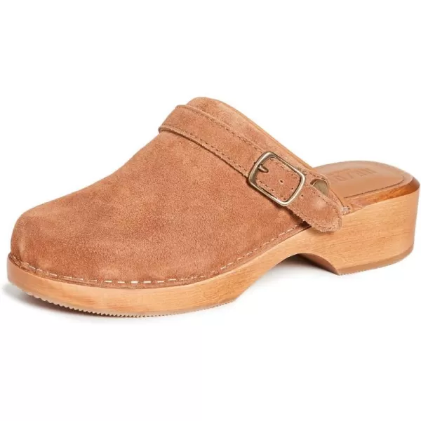 REDONE Womens 70s Classic ClogsCuoio Suede