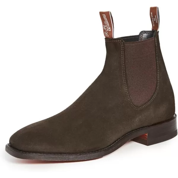 RM Williams Mens Suede RM BootsChocolate