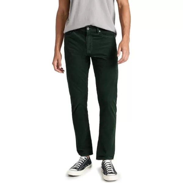 RVCA Mens Daggers Cord PantDaggers PigmentHunter Green