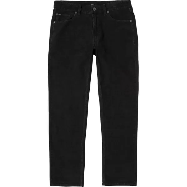 RVCA Mens Daggers Cord PantDaggers PigmentPirate Black