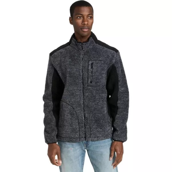 RVCA Mens Sherpa Fleece JacketZach AllenBlack