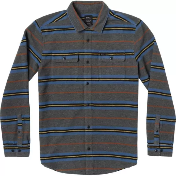 RVCA Mens Thatll Work Flannel Long Sleeve Woven ShirtRvca BlanketMulti