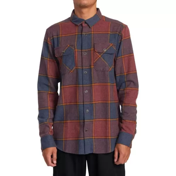 RVCA Mens Thatll Work Flannel Long Sleeve Woven ShirtThatll WorkNew Moody