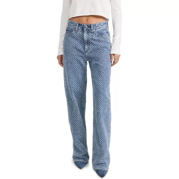 Rag amp Bone Womens Logan Tweed JeansIndigo Tweed