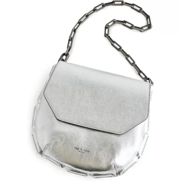 Rag amp Bone Womens Sadie Shoulder BagSilver