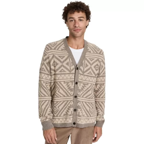 Rails Mens Duran Cardigan SweaterKhaki Foliage Nep