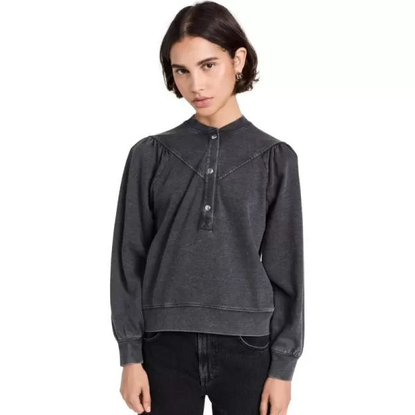 Rails Womens Dex SweatshirtBlack Acid Wash