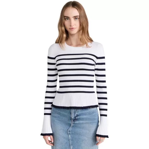 Rails Womens Gemma PulloverIvory Navy Stripe