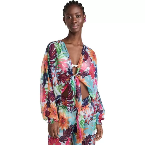 Ramy Brook Womens Kori TopMulti Flower Print