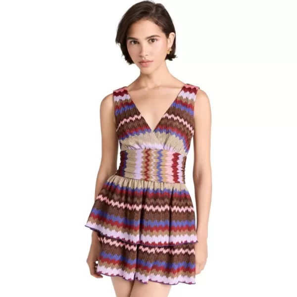 Ramy Brook Womens Laura DressChevron Holiday Knit