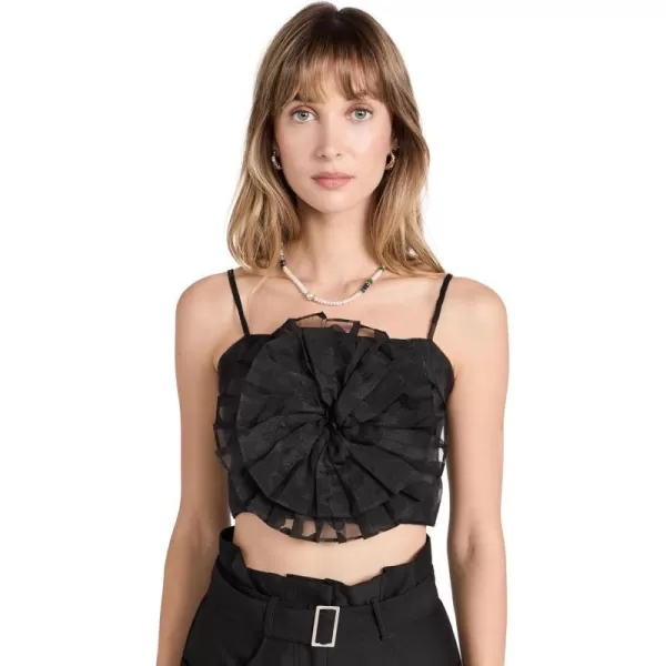 Ramy Brook Womens Naomi TopBlack Petal