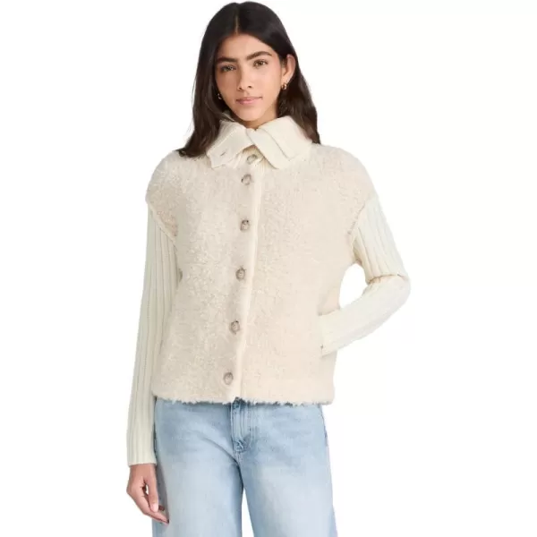 Raquel Allegra Womens Rose JacketCream