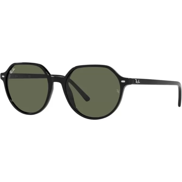 RayBan RB2195 Thalia Square SunglassesBlackGreen