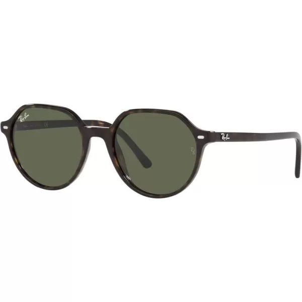 RayBan RB2195 Thalia Square SunglassesHavanaGreen