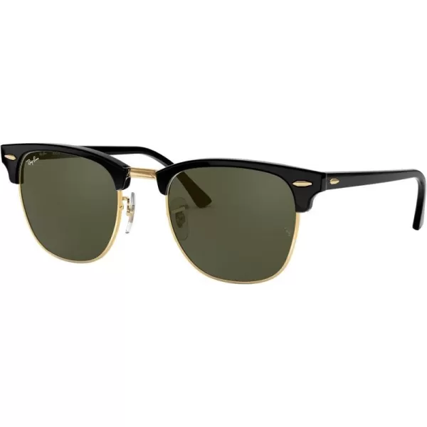 RayBan RB3016 Classic Clubmaster Rimless SunglassesEbony