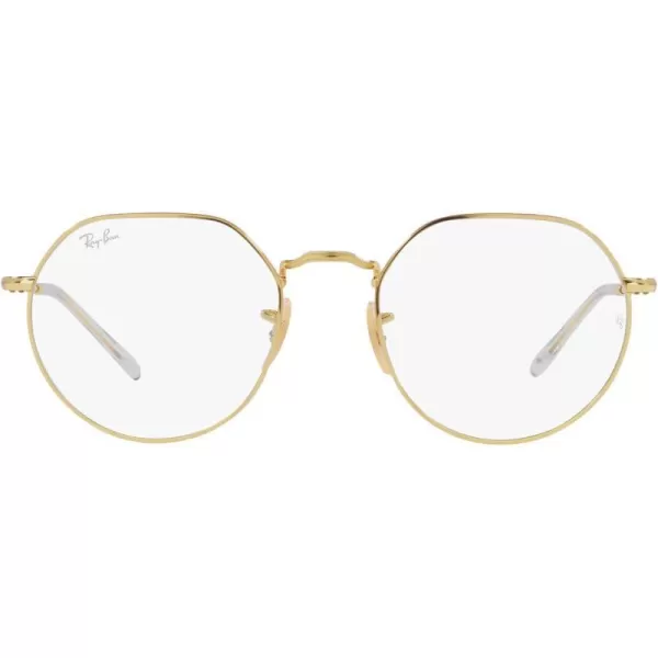 RayBan RB3565 Jack Round SunglassesGoldTransition Clear to Sapphire