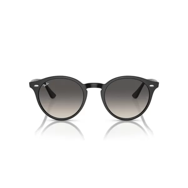 RayBan Rb2180 Round SunglassesBlackGrey Gradient