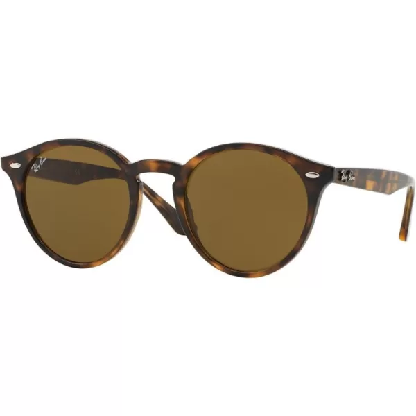 RayBan Rb2180 Round SunglassesLight HavanaDark Brown