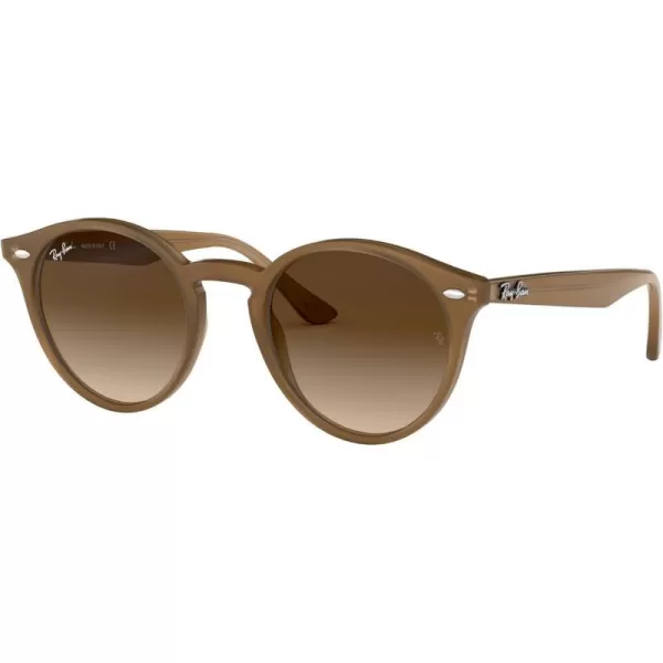 RayBan Rb2180 Round SunglassesTurtledoveBrown Gradient