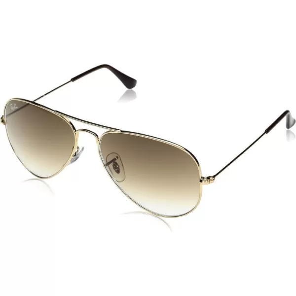 RayBan Rb3025 Classic AviatorGold WhiteCrystal Green