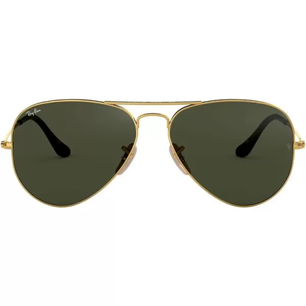 RayBan Rb3025 Classic AviatorGold on BlackG15 Green